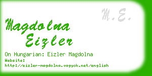 magdolna eizler business card